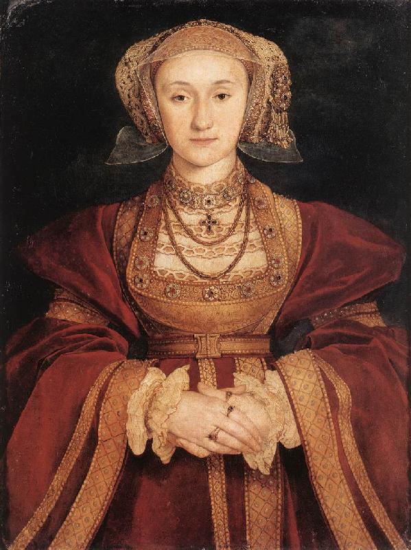 HOLBEIN, Hans the Younger Portrait of Anne of Cleves sf Germany oil painting art
